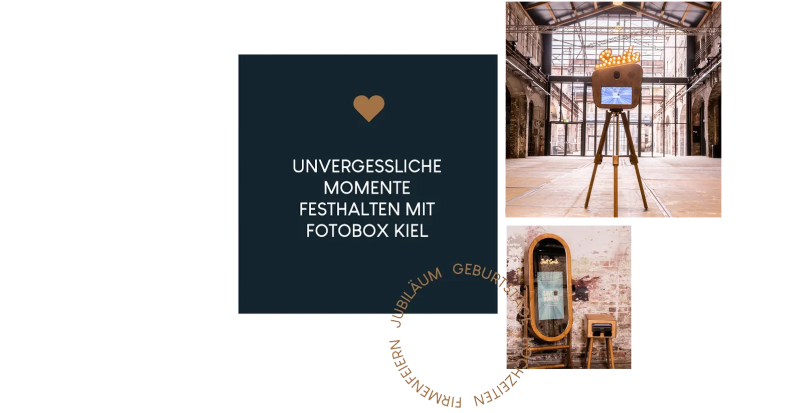 Fotobox im Einsatz in Kiel und Umgebung