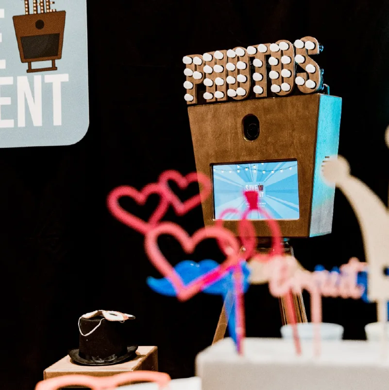 Fotobox von Save the Moment auf einer Hochzeitsmesse in Kiel