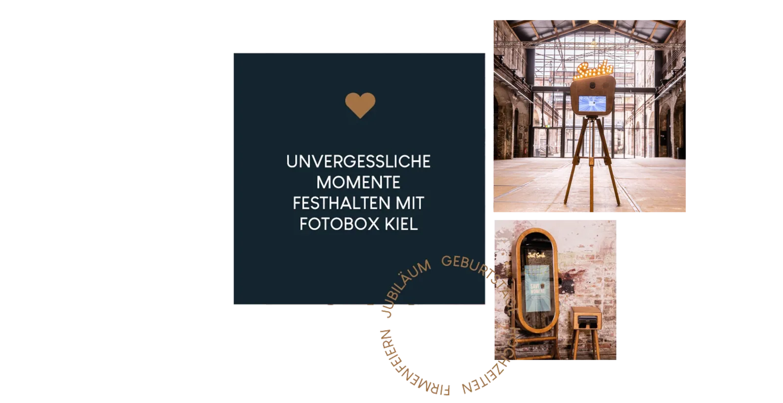 Fotobox und Fotospiegel von Save the Moment im Einsatz in Kiel
